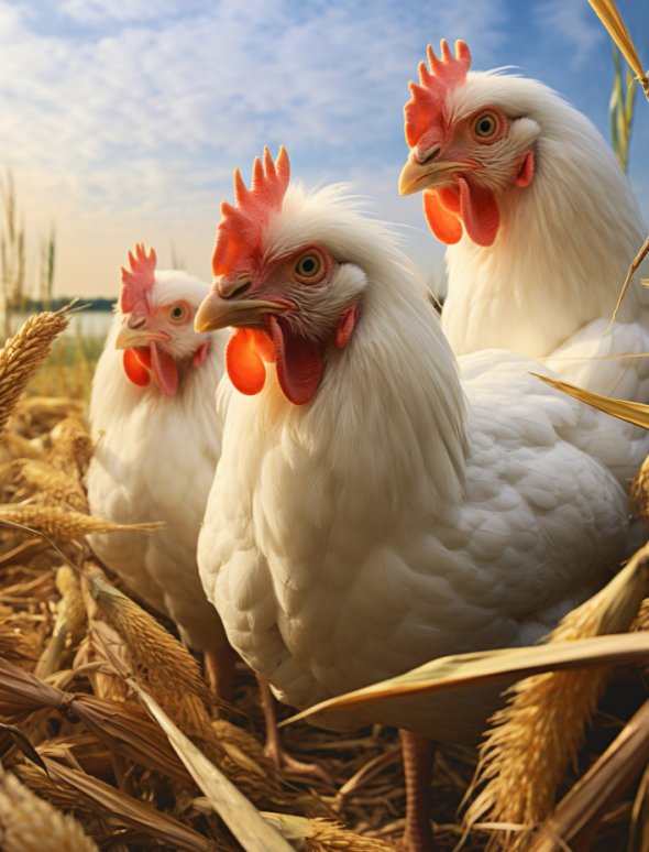 close-up-beautiful-chickens